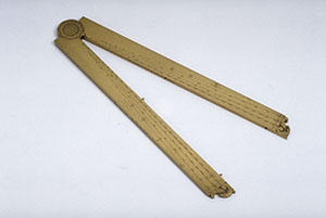 Giovanni Maccari geomatriai és matematikai szögmérője, 1676  (Istituto e Museo di Storia della Scienza, Firenze)