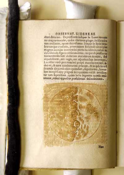 Galilei eredeti Hold-ábrázolása